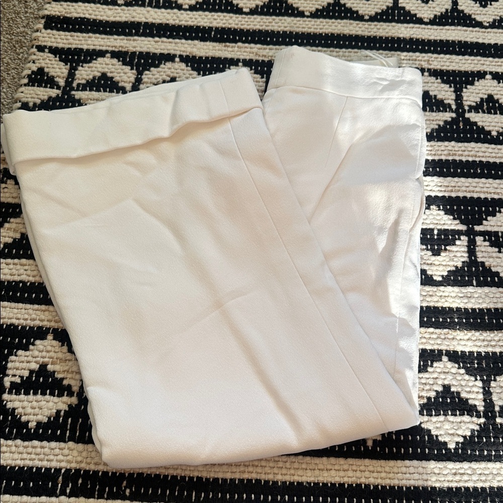 CHANEL White and Blue Wide Leg Pants - Picture 13 of 14